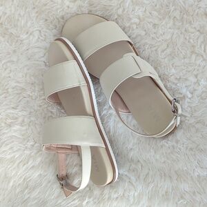 White MIA Sandals